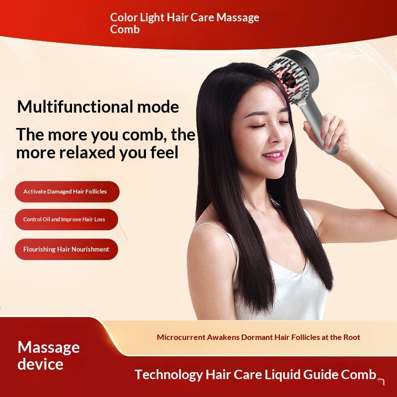 Advanced Red Light Scalp Massager Comb for Hair Growth