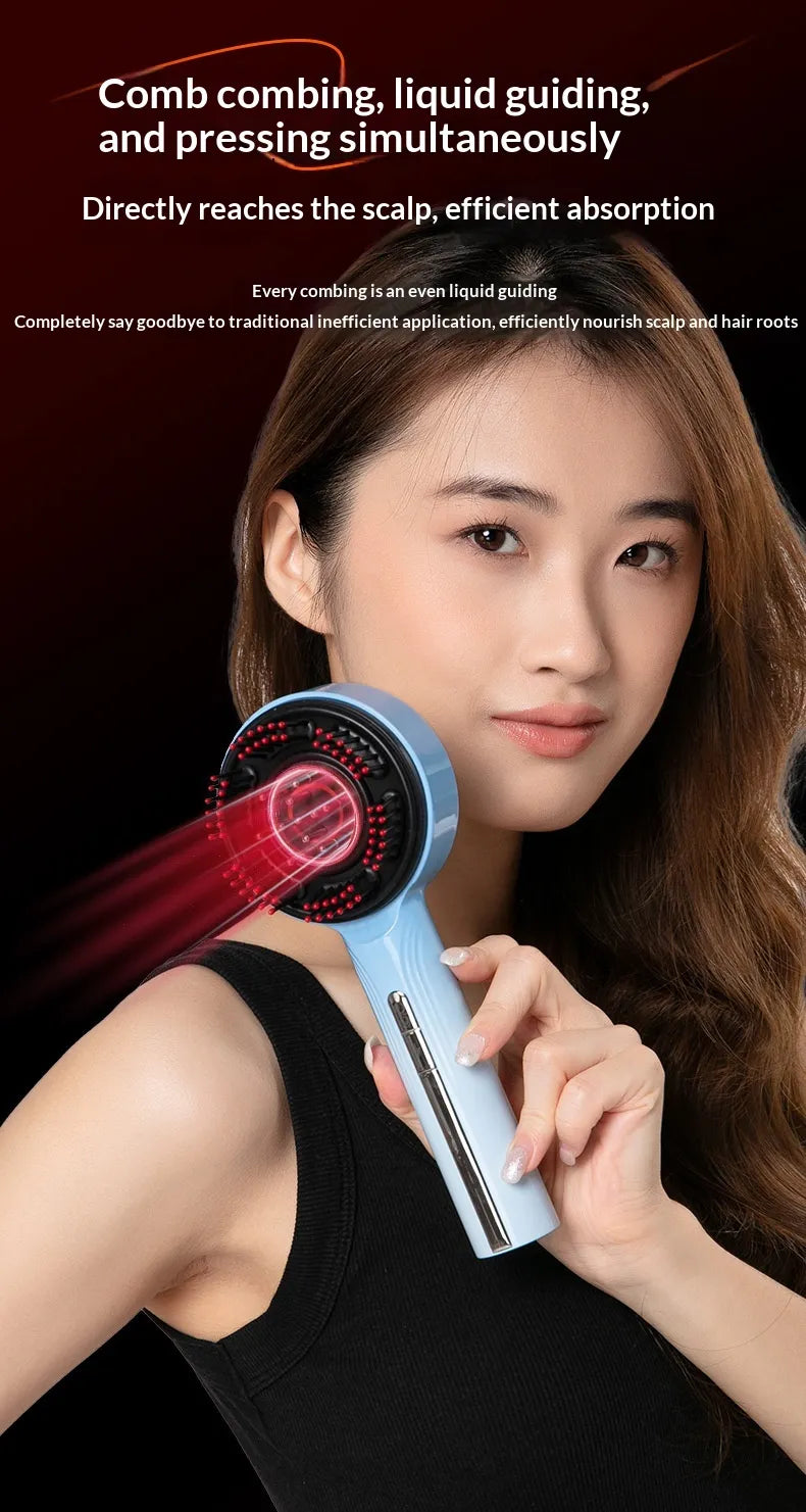 Advanced Red Light Scalp Massager Comb for Hair Growth